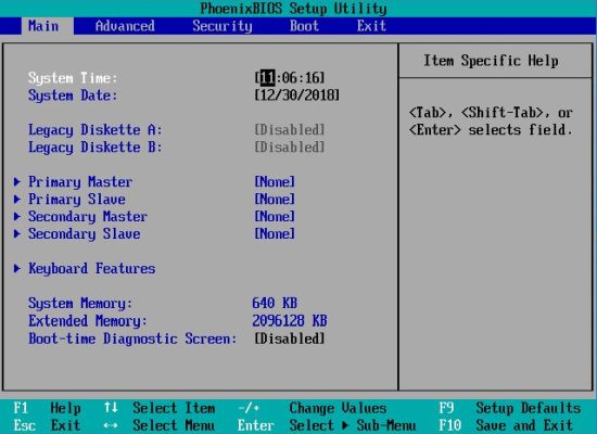 BIOS Setup Utility