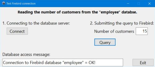 Lazarus/Free Pascal database project with Firebird: Successful SELECT query