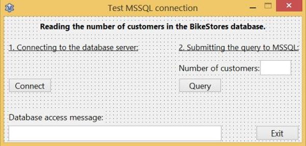 Simple Lazarus/Free Pascal database project with Microsoft SQL Server