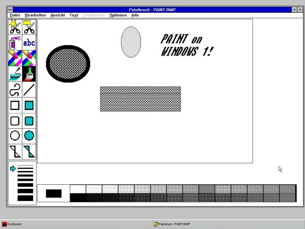 Paint applications for Windows: Windows 3.1 - Microsoft Paintbrush