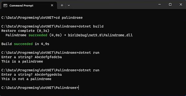 .NET development on Windows 11: .NET SDK CLI - Building and running a VB.NET Console project