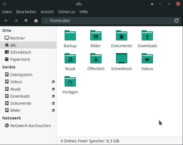 ArcoLinux and Manjaro dual boot installation: Manjaro - Newly created shared directories mounted below the user's home directory