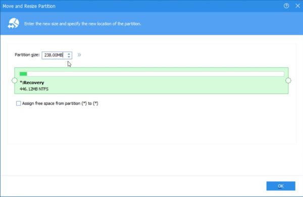 Windows 10 and Linux dual boot: Repartitioning - Recovery partition before shrinking operation