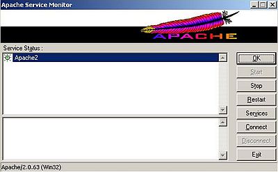 Apache on Windows 2000: Apache Monitor