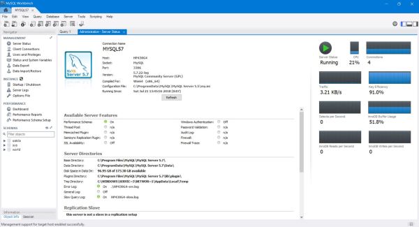 MySQL Workbench: Connecting to the MySQL server