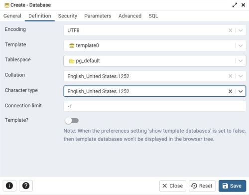 PostgreSQL - pgAdmin: Creating the 'world' sample database [2]